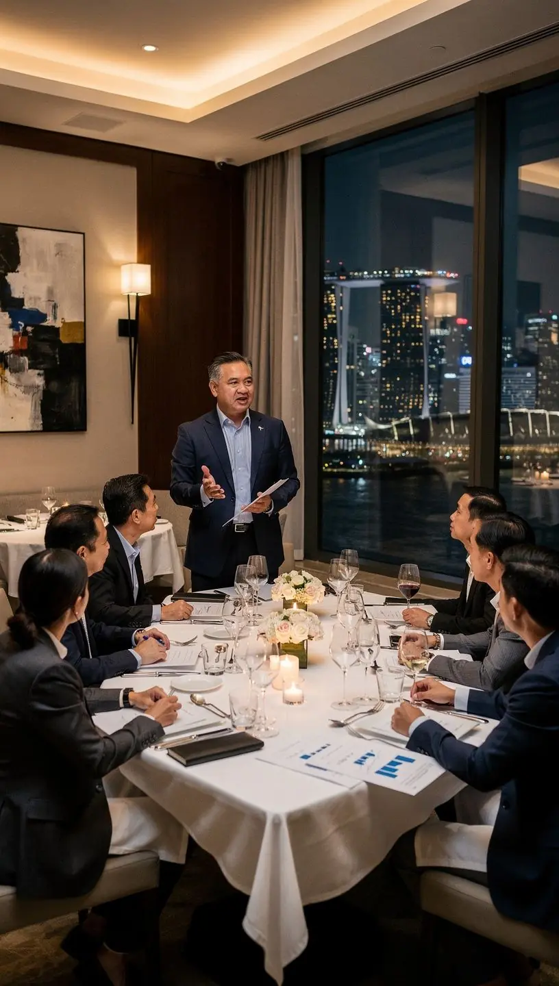 Professional team collaboration